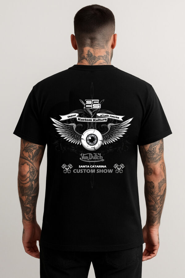 Camiseta Preta Von Dutch Custom Show